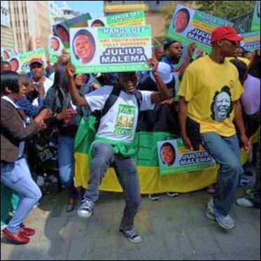 ANTI-BOER intimidation tactics at Malema hatespeech trial Equality courtAPR152011jpeg
