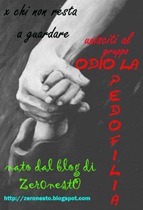 odio la pedofilia logo