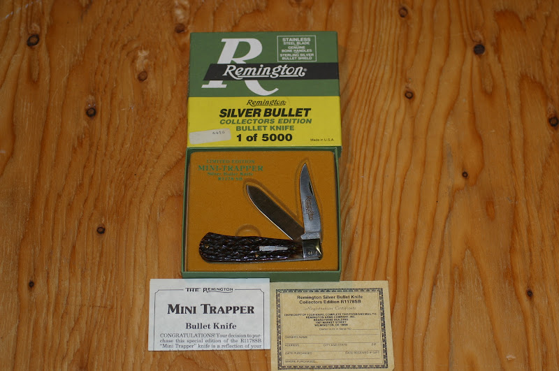 knv K4 Remington Remington Bullet Knife R1178SB Mini Trapper