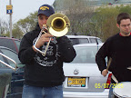 Photo: Mike and Patrick playing Hurricane George.