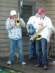 Photo: Zach takes a trombone solo.