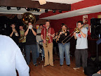 Photo: Kingpin plays some traditional New Orleans Brass Band music.