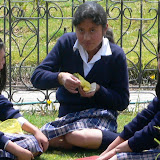 students during a break