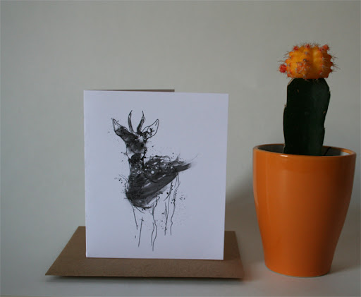 little standing deer