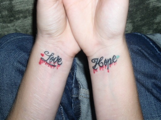 renee's tattoosarms You can still see the scars but they have healed over