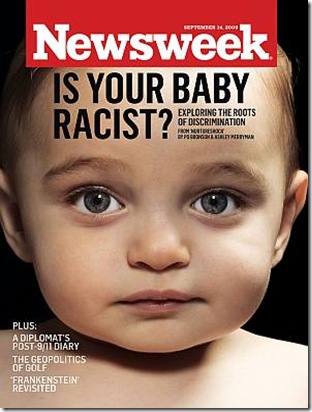 racist baby newsweek cover