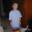 He wanted to wear the flash costume.  Guess he thought we would notice.