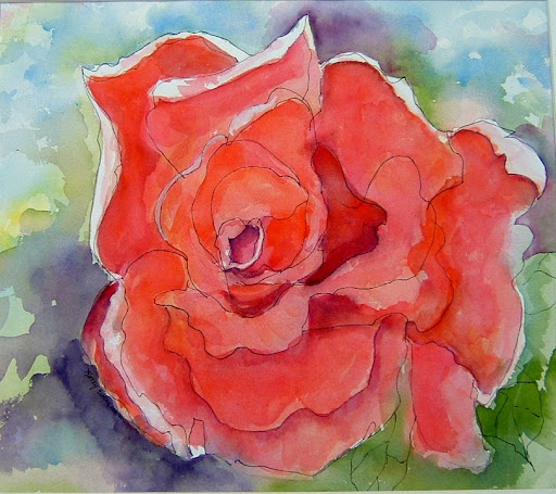 Rambling Rose, 18x20