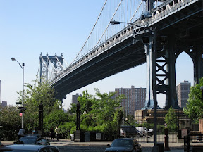 Manhattan Bridge from the Entrance of DUMBO Manhattan Bridge from the Entrance of DUMBO