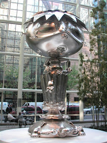 Oval Buddha at Sculpture Garden by Takashi Murakami