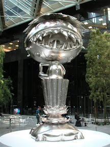 Oval Buddha at Sculpture Garden by Takashi Murakami