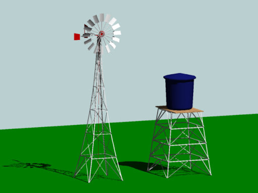 Torre para almacenamiento de agua