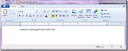 example wordpad