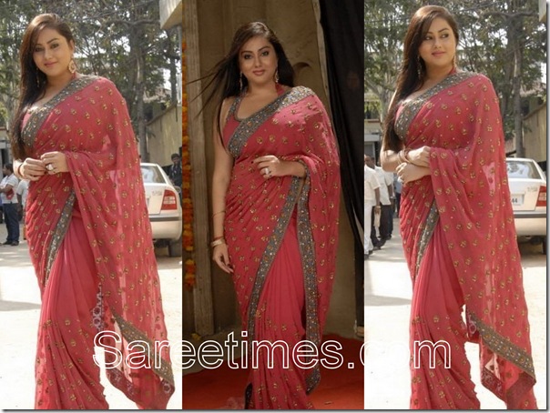 amitha_Maroon_Saree