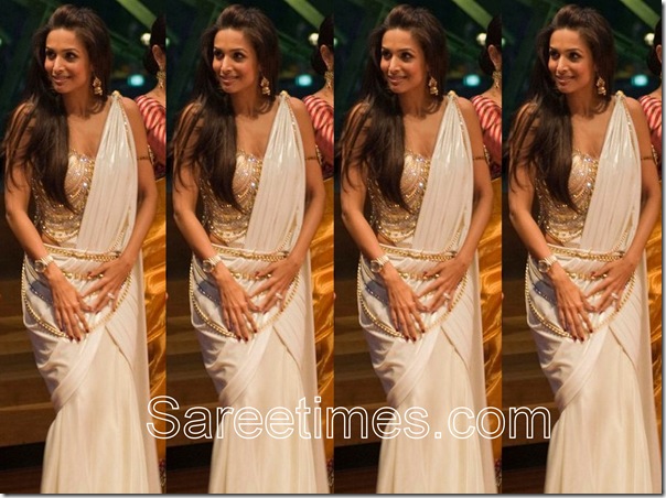Malaika_Arora_White_Saree