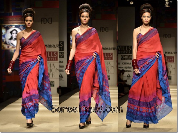 Niki_Mahajan_Red_Designer_Saree