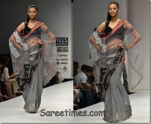 Niket_Jainee_Grey_Saree