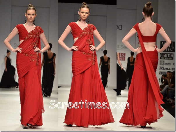 Swapan_Seema_Red_Saree