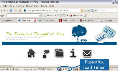 website speed firefox add-on