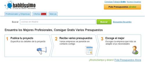 buscar y encontrar empresas de reformas y obras