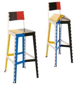 sillas plegables de colores