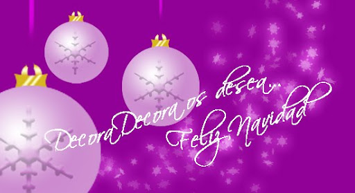 Decora Decora os desea Feliz Navidad 2010