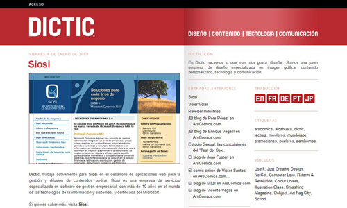 Rediseño de Dictic