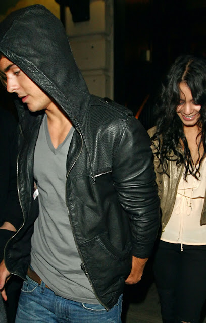 Zac Efron and Vanessa Hudgens at the afterparty for his Saturday Night Live performance at Heartland Brewery in NYC <P> <B>Ref: SPL93072  120409  </B><br> Picture by: Jackson Lee / Splash News<br> Pictured: Zac Efron,Vanessa Hudgens </P><P> <B>Splash News and Pictures</B><br> Los Angeles:	310-821-2666<br> New York:	212-619-2666<br> London:	870-934-2666<br> photodesk@splashnews.com<br> </P>