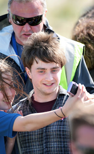 Daniel Radcliffe On the Pembrokeshire Coast set of 'Harry Potter and The Deathly Hallows' Pembrokeshire, England - 11.05.09 Mandatory Credit: Charles Ruby/ WENN.com