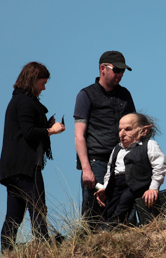 Cast and crew members On the Pembrokeshire Coast set of 'Harry Potter and The Deathly Hallows' Pembrokeshire, England - 11.05.09 Mandatory Credit: Charles Ruby/ WENN.com