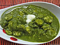 Palak Baby Corn Curry