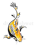 Golden Koi Limited Edition Print