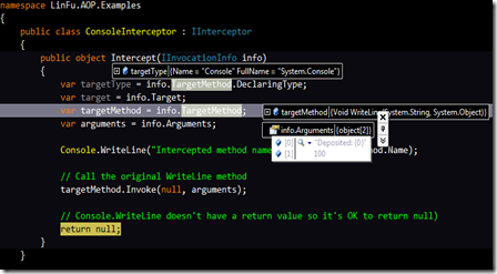 ConsoleInterceptor ConsoleInterceptor