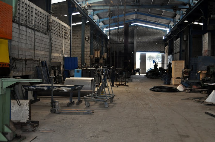 The interior of the main building at Ecole Atelier.