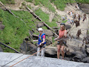 CHOA Waterfall Rappelling Brevard NC July 2009