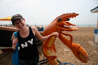 Kristy and her friend pinchy