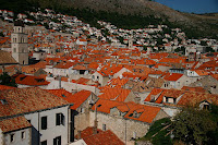 View of Dubrovnik from the city walls