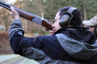 Getting ready to shoot