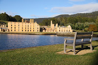Seat overlooking Port Arthur