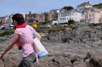 Suzie on Woolacombe beach
