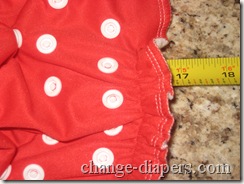 amp diaper small stretched