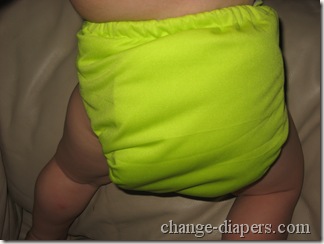 rear of diaper