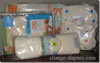 merry fluffy christmas cloth diaper package