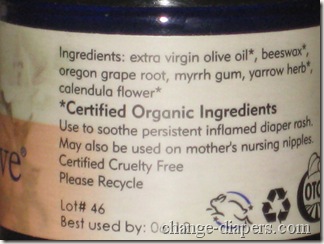 certified organic ingredients