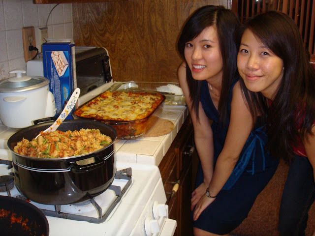 the super chefs with our food!