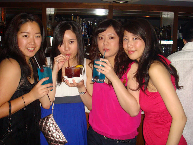 first drinks of the night!