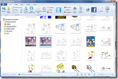 The updgrade to Windows Live Photo Gallery has a very clean User Interface