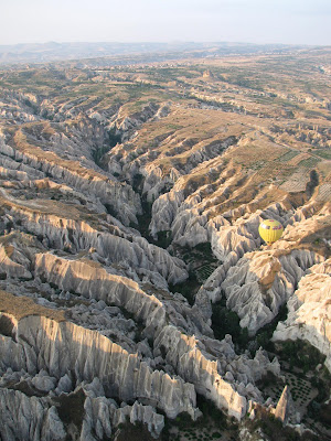 l'érosion est à l'oeuvre ici depuis des milliers d'années