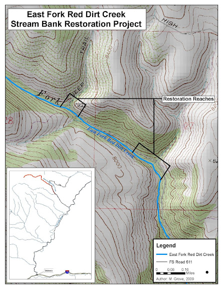 Red Dirt Creek Topo Map