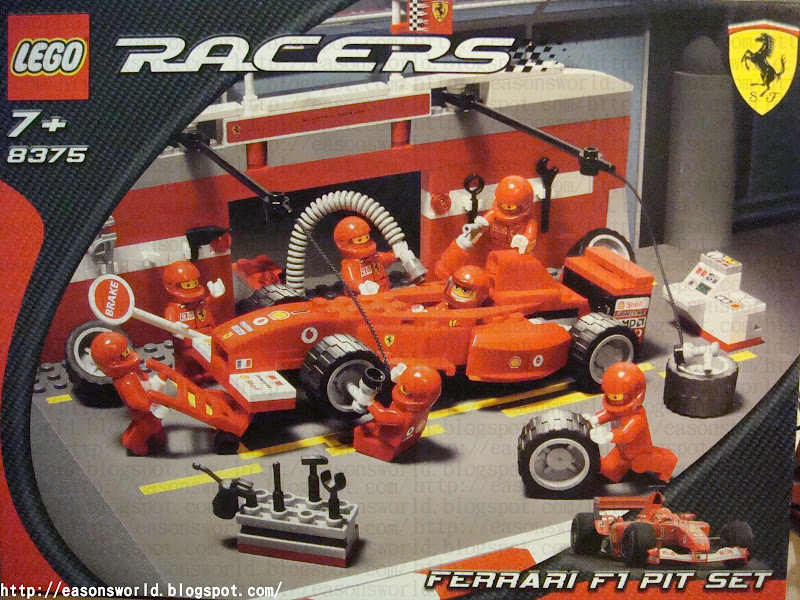 2004 Ferrari系列 8375 FERRARI F1 PIT SET (F1 維修站)